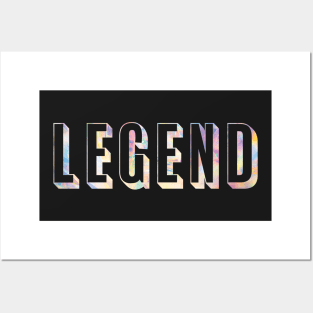 Legend 3D Light Crystal Posters and Art